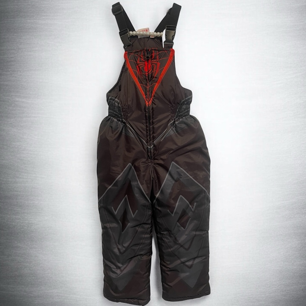 Boys spider man Snow Bib Overalls pants